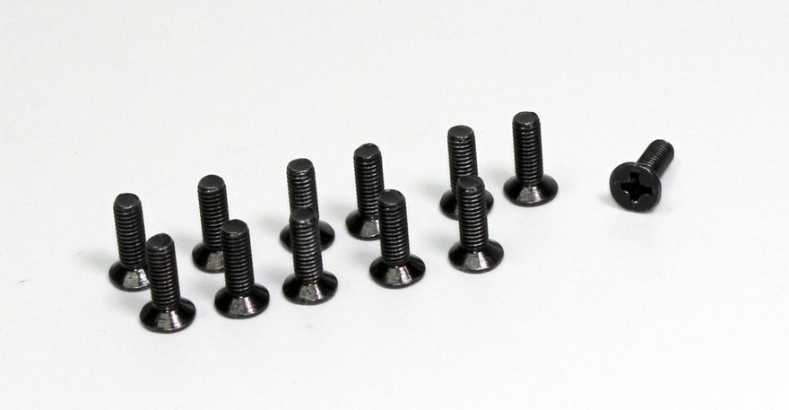 Absima Flat Cross Screw 3X10 (12) Buggy/Truggy ( AB 1230048)
