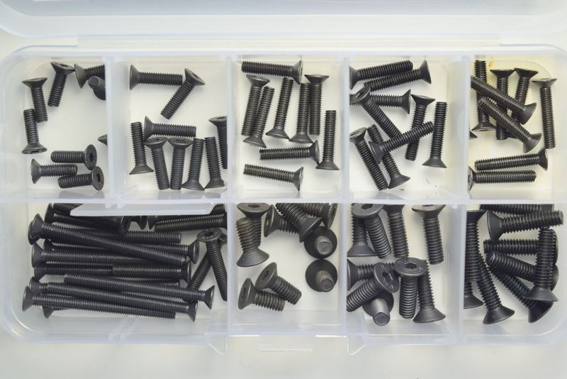 Absima Countersunk Screw Box (100Pcs.) ( AB 3020003)