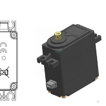 Absima Servo &quot;S250MH&quot; 25kg 25T/JR Metal Gear ( AB 2030006)
