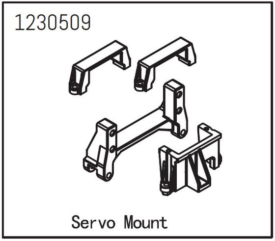 Absima Servo Mount ( AB 1230509)
