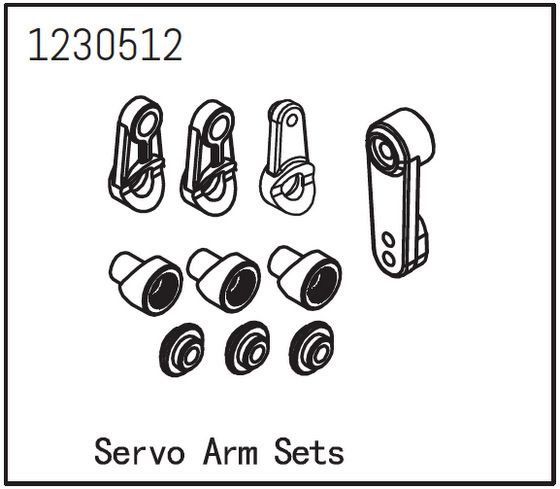 Absima Servo Arm Set ( AB 1230512)