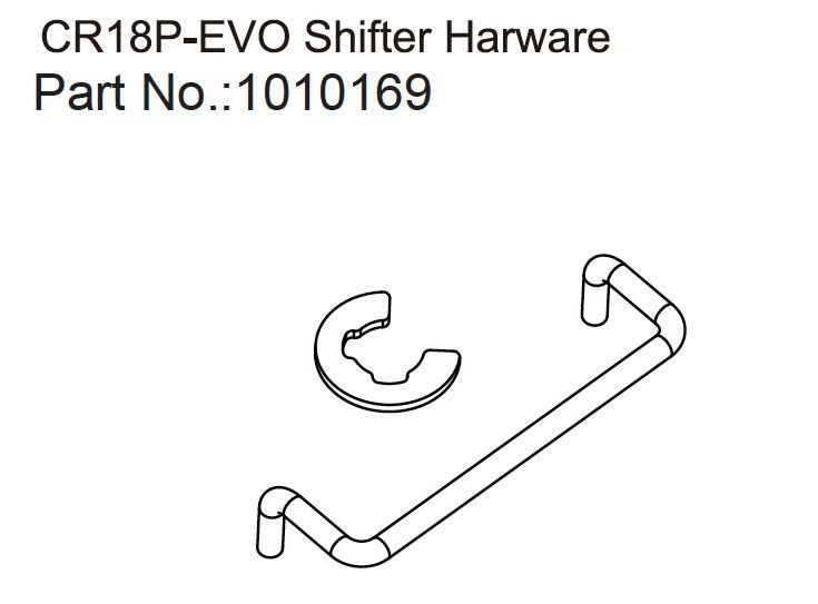 Absima Shifter Hardware Harv./RV - EVO 1:18