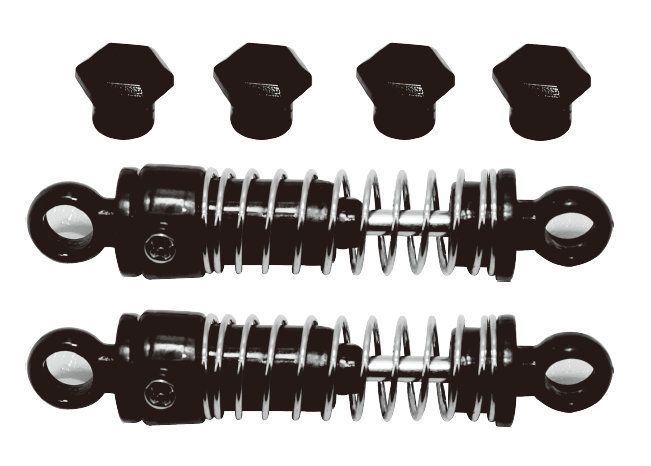 Absima Shock And Shock Mounts (2Pcs) ( AB 18301-18)