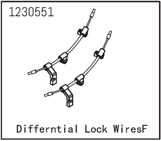 Absima Differential Lock Wires ( AB 1230551)