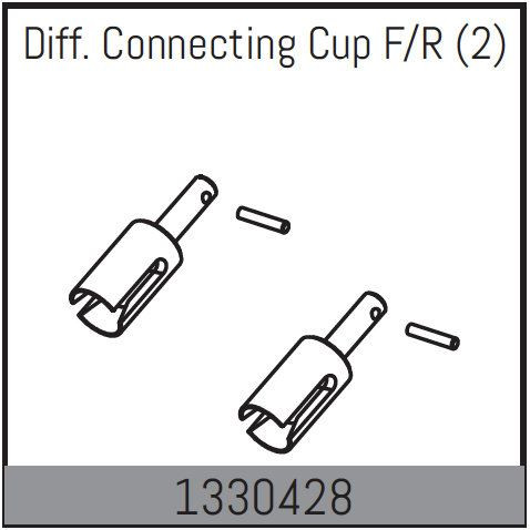 Absima F/R Diff. ConnECting Cup (2) ( AB 1330428)