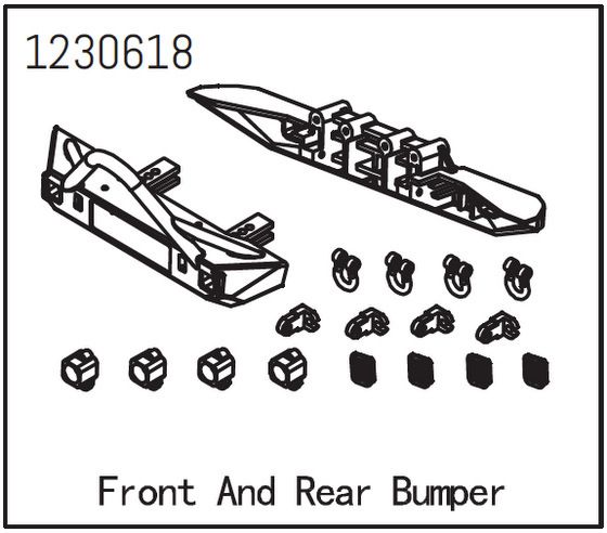 Absima Bumper Front/Rear - Sherpa  ( AB 1230618)