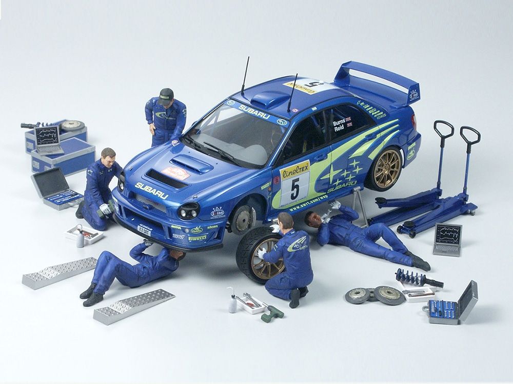 1/24 Tamiya Rally Mechanics &amp; Equipment Set ( THC 24266)