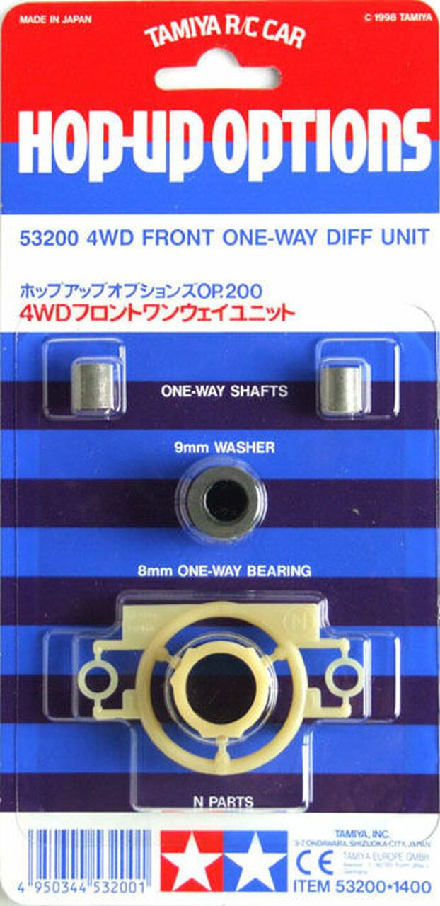Tamiya 4wd Front One Way Diff Unit TA01/TA02/TA03/TB01/TL01/DF01 ( THC 53200)