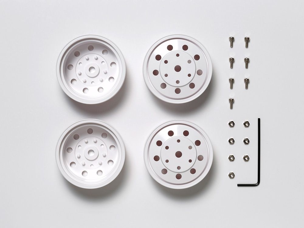 Tamiya Rear Wheel Set 22mm/White x2 ( THC 56542)