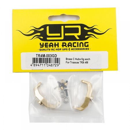 Yeah Racing Brass C Hubs 6g Each For Traxxas TRX-4M (TR4M-003GD)