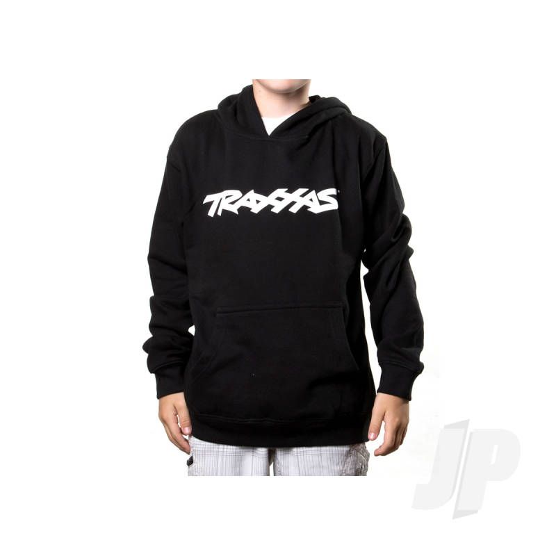 Traxxas  Logo Hoodie Black Youth Medium (TRX1397-M)