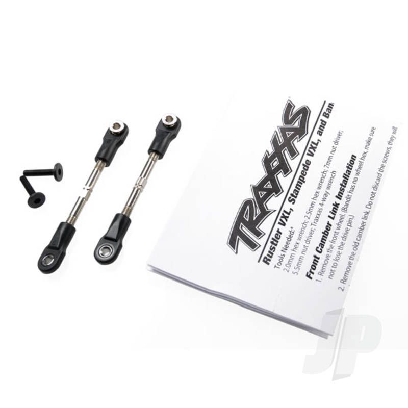 Traxxas Turnbuckles, Camber Link, 47Mm (67Mm Centre To Centre) (Front) (Assembled With Rod Ends And Hollow Balls) (1 Left, 1 Right) (TRX2444)