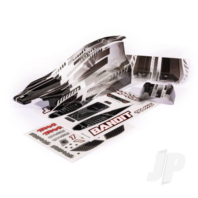 Traxxas Body, Bandit, Prographix/ Wing (Graphics Are Printed, Requires Paint &amp; Final Color Application)/ Decal Sheet (TRX2450L)