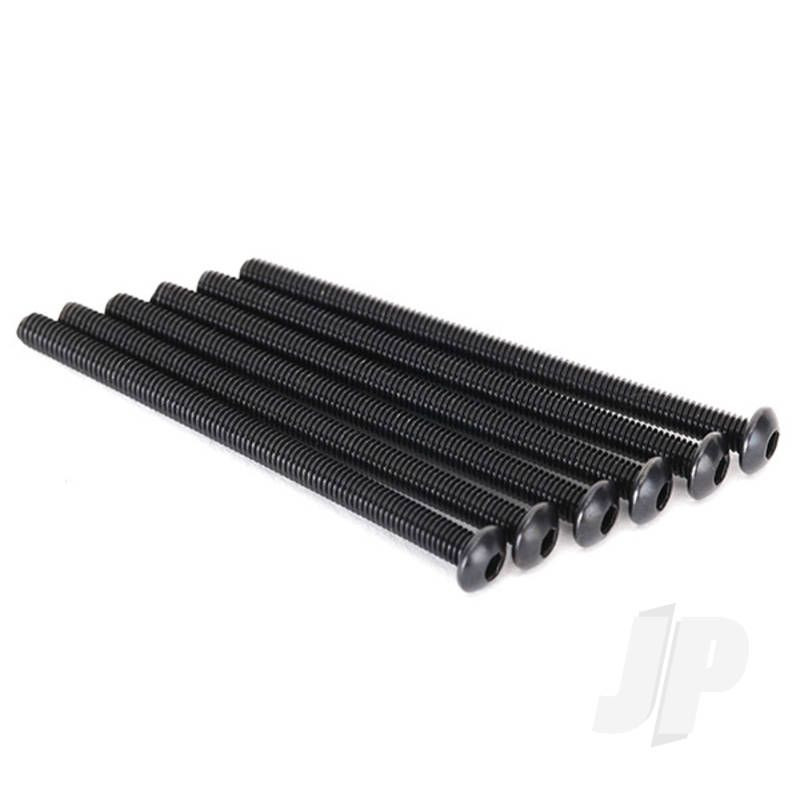 Traxxas Screws, 3X45Mm Button-Head Machine (Hex Drive) (6 Pcs) (TRX2516)