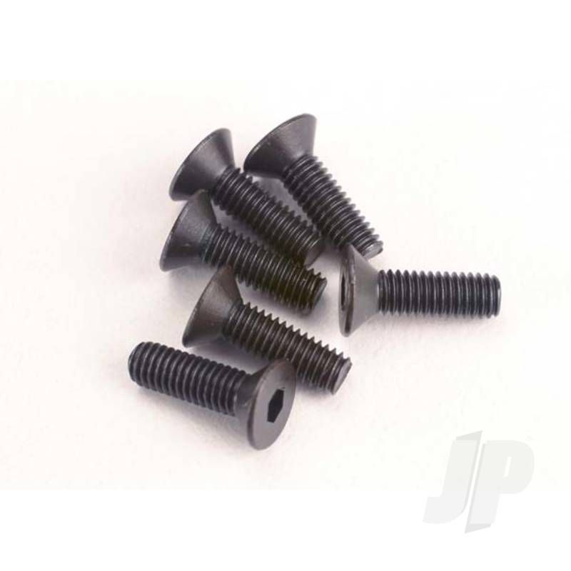 Traxxas Screws, 3X10Mm Countersunk Machine (6 Pcs) (Hex Drive) (TRX2551)