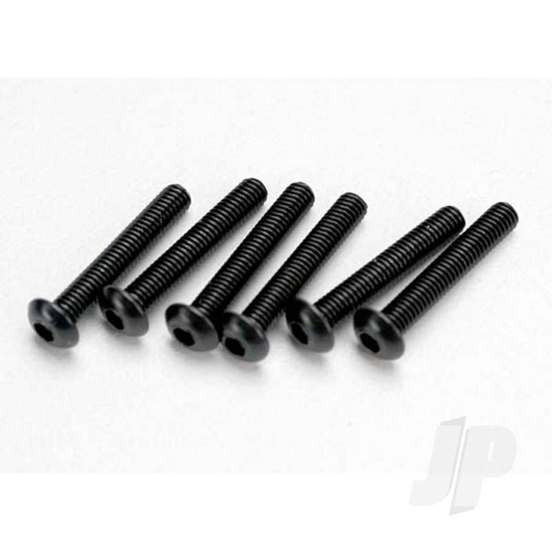 Traxxas Screws, 3X18Mm Button-Head Machine (Hex Drive) (6 Pcs) (TRX2583)
