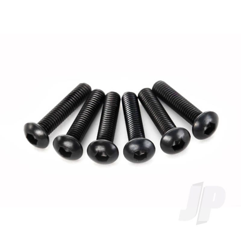 Traxxas Screws, 3X14Mm Button-Head Machine (Hex Drive) (6 Pcs) (TRX2593)