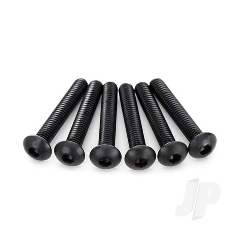 Traxxas Screws, 4X25Mm Button-Head Machine (Hex Drive) (6 Pcs) (TRX2596)