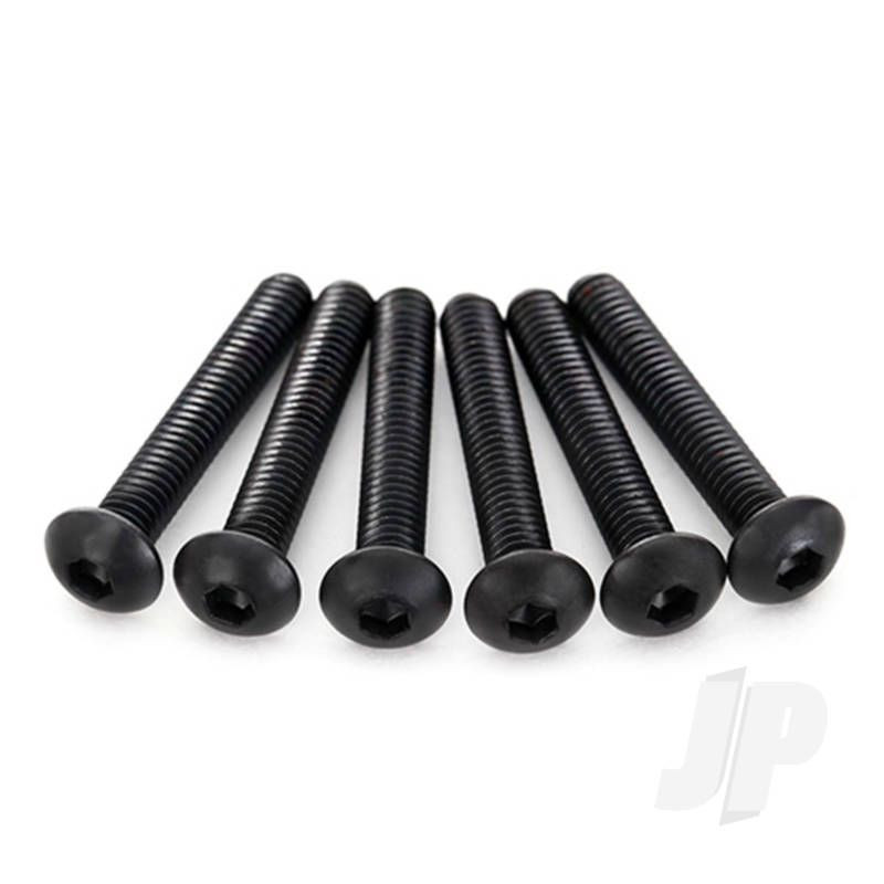 Traxxas Screws, 4X22Mm Button-Head Machine (Hex Drive) (6 Pcs) (TRX2597)