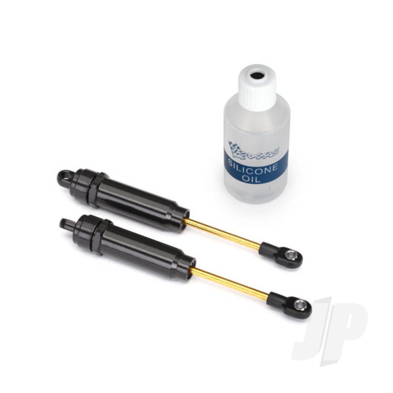 Traxxas Big Bore Shocks (Xx-Long) (Hard-Anodised &amp; Ptfe-Coated T6 Aluminium) (Assembled With Tin Shafts) With Out Springs (Rear) (2 Pcs) (TRX2662)