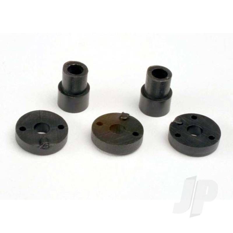 Traxxas Piston Head Set (2-Hole (2 Pcs) / 3-Hole (2 Pcs)) / Shock Mounting Bushings &amp; Washers (2 Pcs) (Big Bore Shocks) (TRX2669)