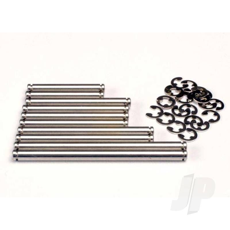 Traxxas Suspension Pin Set, Stainless Steel ( With E-Clips) (TRX2739)