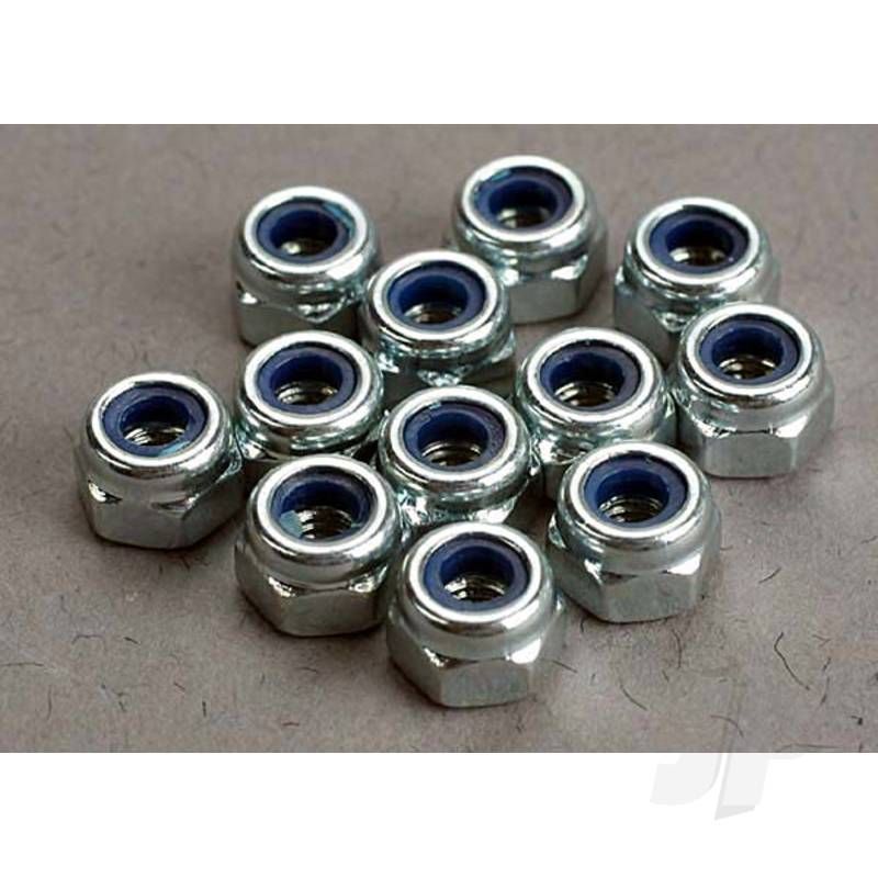 Traxxas Nuts, 3Mm Nylon Locking (12 Pcs) (TRX2745)