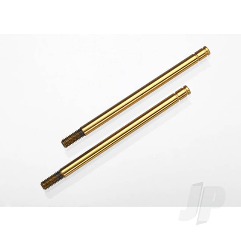 Traxxas Shock Shafts, Hardened Steel, Titanium Nitride Coated (X-Long) (2 Pcs) (TRX2765T)