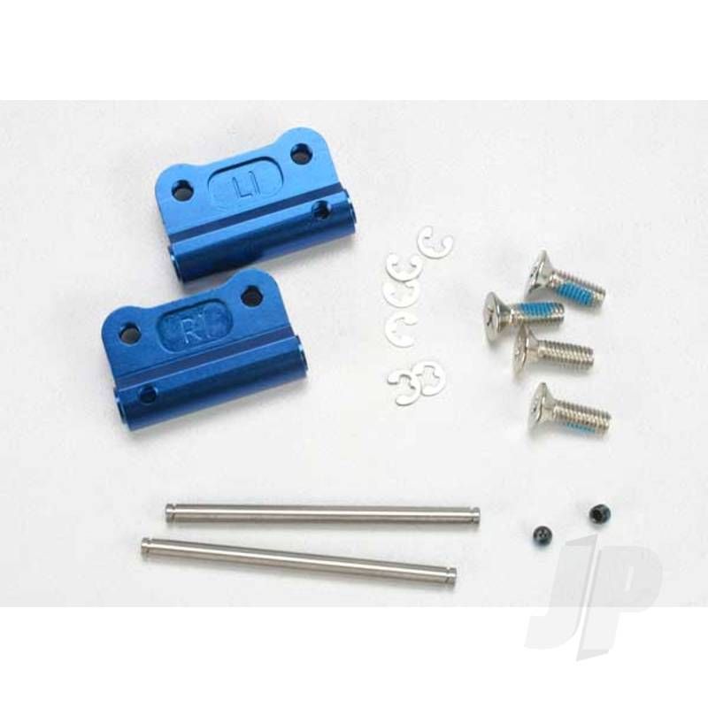Traxxas Mounts, Suspension Arm (Blue-Anodised 6061-T6 Aluminium) (Rear) (+- 1-Degree) (Left &amp; Right) (TRX2798X)