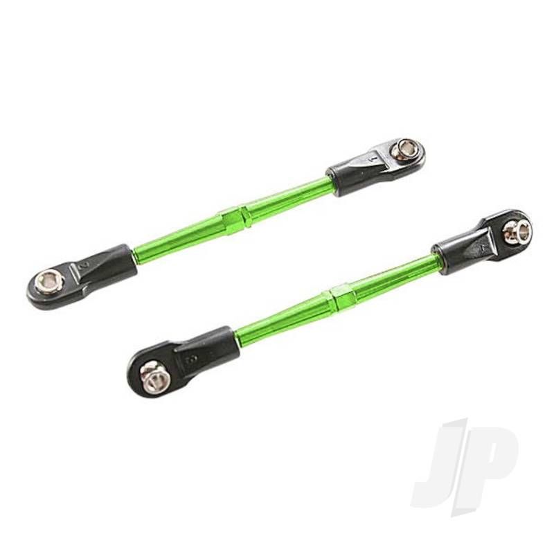 Traxxas Turnbuckles, Aluminium (Green-Anodised), Toe Links, 59Mm (2) (Assembled W/ Rod Ends &amp; Hollow Balls) (Requires 5Mm Aluminium Wrench #5477) (TRX3139G)