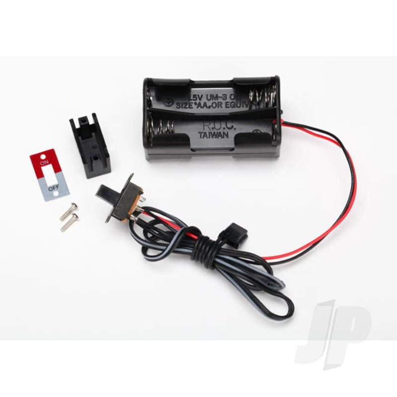 Traxxas Battery Holder, 4-Cell / On-Off Switch (TRX3170X)