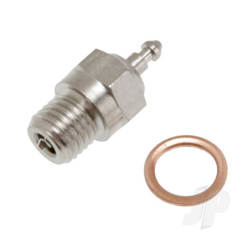 Traxxas Glow Plug, Super-Duty (Long-Medium) / Gasket (TRX3232X)