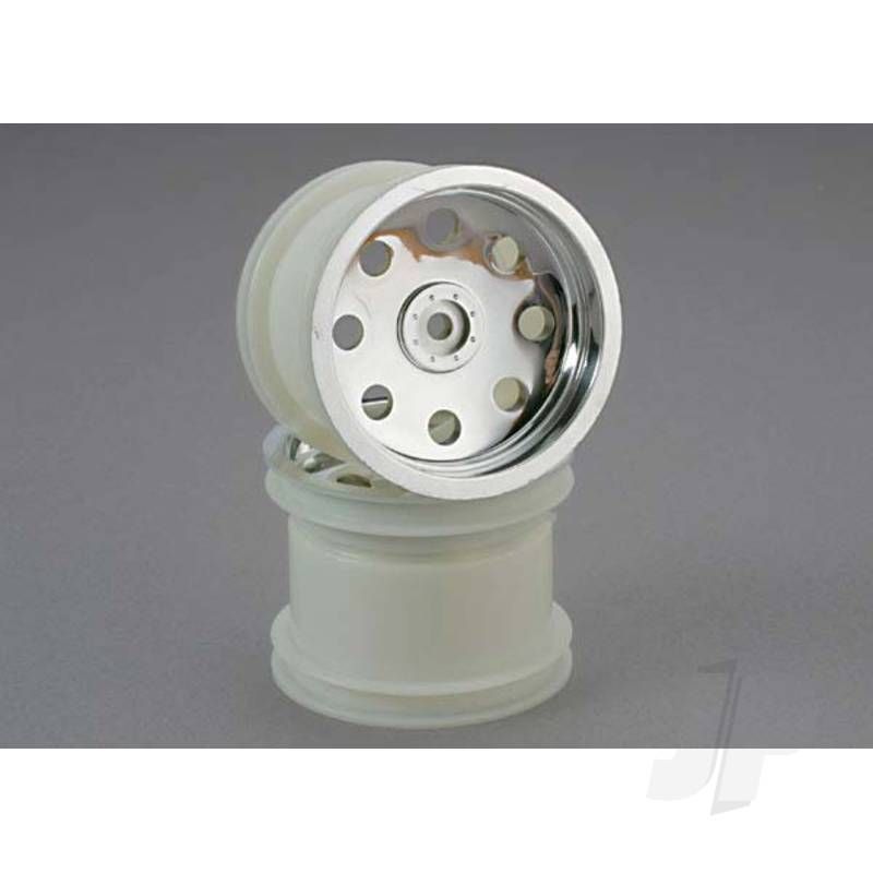Traxxas Wheels, Chrome (2.2&#039;&#039;) (Rear) (2 Pcs) (TRX3672)