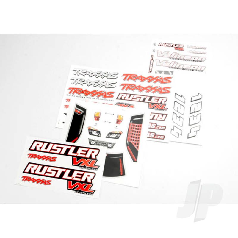 Traxxas Decal Sheets, Rustler Vxl (TRX3713R)