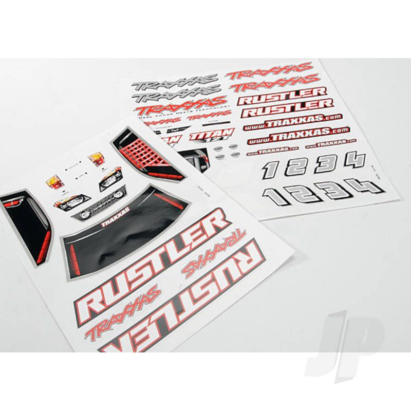 Traxxas Decal Sheets, Rustler (TRX3716)