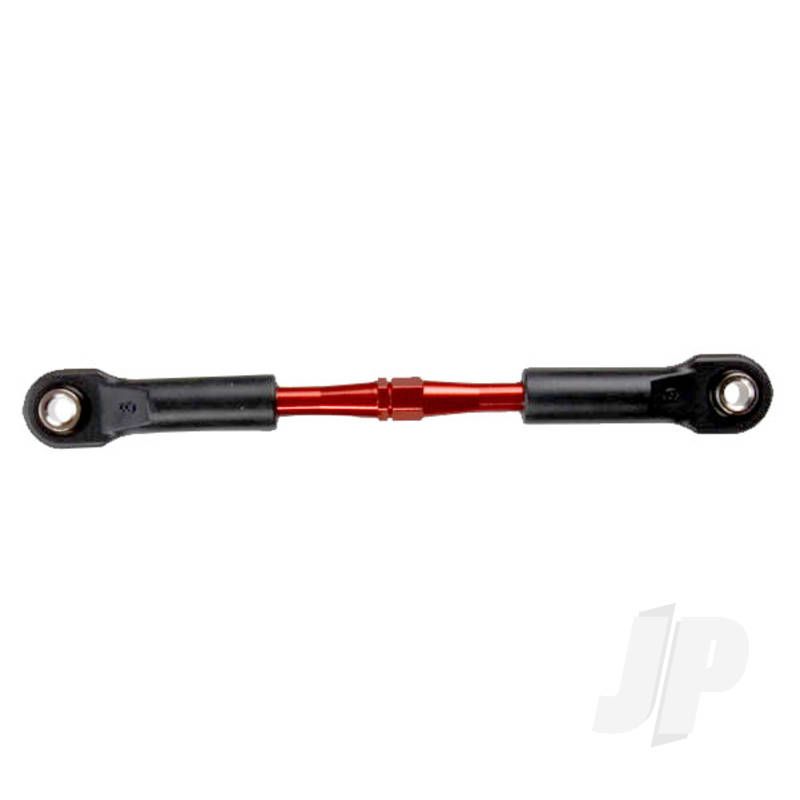 Traxxas Turnbuckle, Aluminium (Red-Anodised), Camber Link, Rear, 49Mm (1Pc) (Assembled With Rod Ends &amp; Hollow Balls) (See Part 3741X For Complete Camber Link Set) (TRX3738)