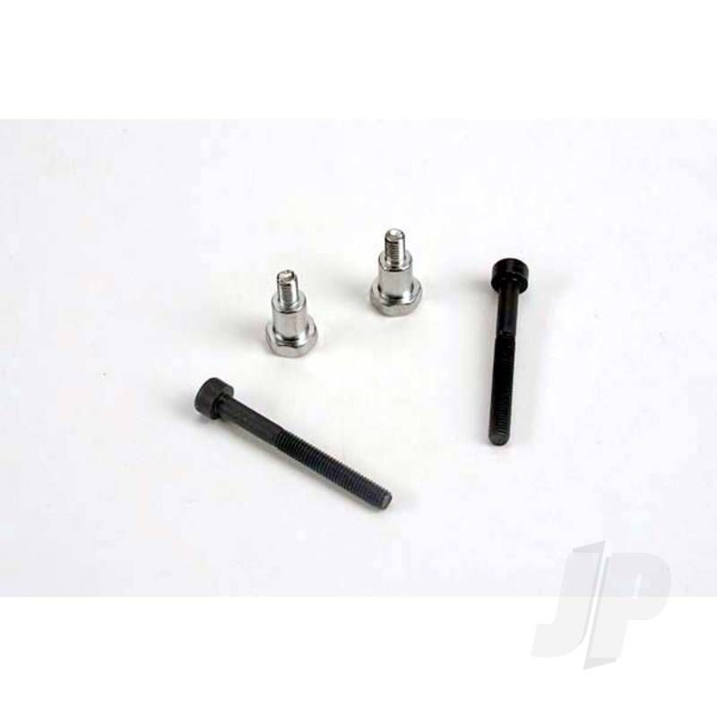 Traxxas Shoulder Screws, Steering Bellcranks (3X30Mm Cap-Head Machine) (2 Pcs) / Draglink Shoulder Screws (Chrome) (2 Pcs) (TRX3742)