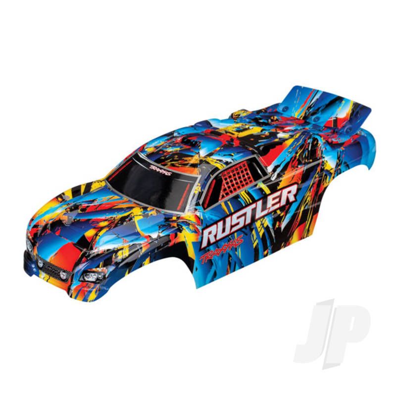 Traxxas Body, Rustler, Rock N&#039; Roll (Painted, Decals Applied) (TRX3748)