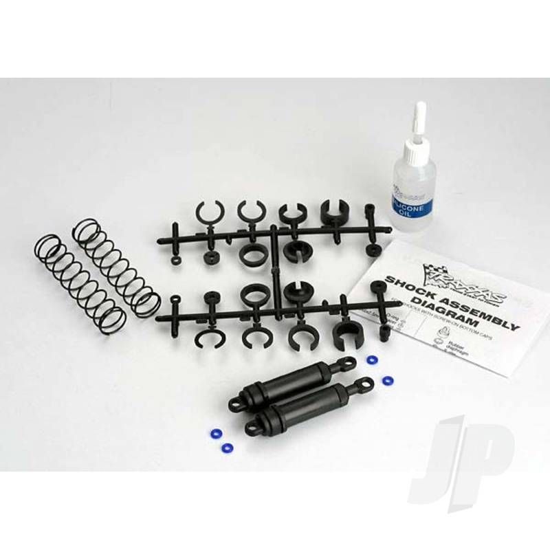 Traxxas Ultra Shocks (Black) (Xx-Long) (Complete With Spring Pre-Load Spacers &amp; Springs) (Rear) (2 Pcs) (TRX3762)
