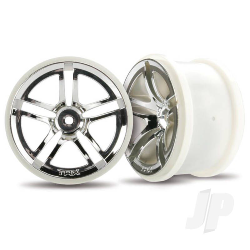 Traxxas Wheels, Twin-Spoke 2.8In (2Wd Electric Rear) (2 Pcs) (TRX3774)