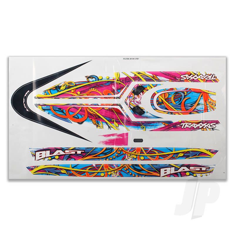 Traxxas Blast Decal Set (Swirl Pattern) (Waterproof) (TRX3816)