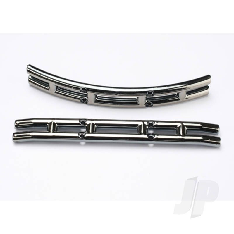 Traxxas Bumpers, Black Chrome (Front &amp; Rear) (TRX3926)
