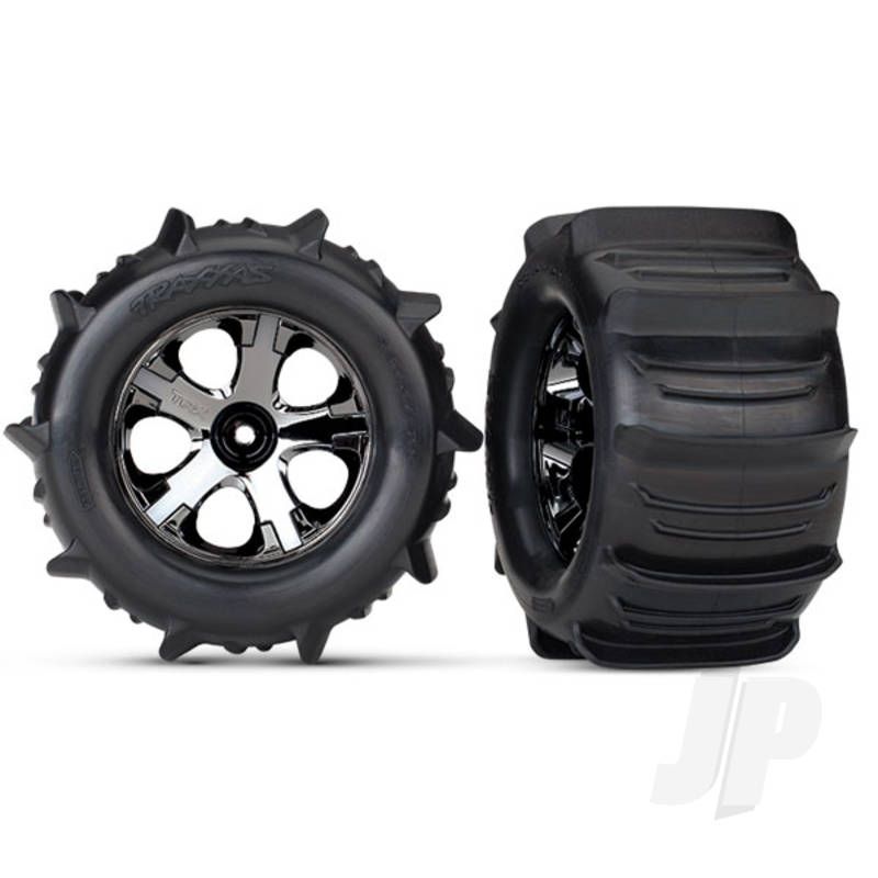 Traxxas Tyres And Wheels, Assembled Glued (2.8In) (2 Pcs) (TRX4175)