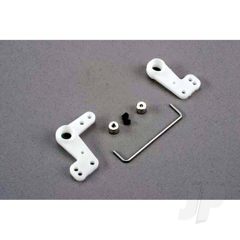 Traxxas Bellcranks (Left &amp; Right) / 1.5Mm Wire Draglink / 1.5Mm Set Screw Collars (2 Pcs) (TRX4343)