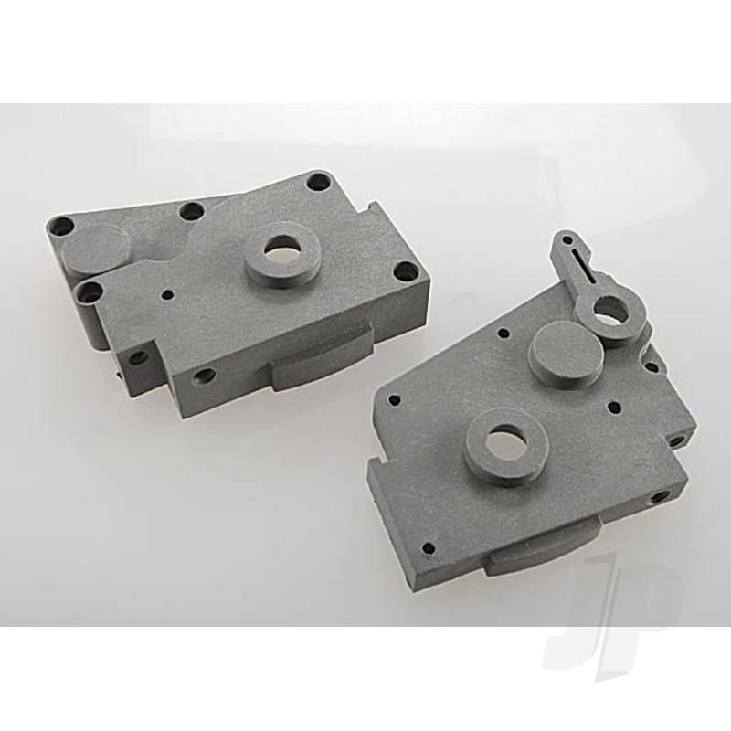 Traxxas Gearbox Halves (Grey) (Left &amp; Right) (TRX4491A)