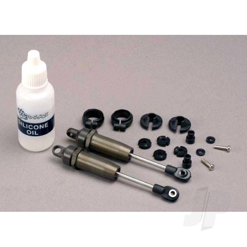 Traxxas Shocks, Long (Hard-Anodised &amp; Ptfe-Coated T6 Aluminium) With Out Springs (Front) (2 Pcs) (TRX4760)