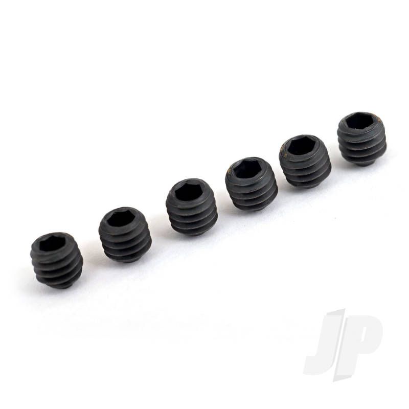 Traxxas Screws, Set (Grub), 4Mm (With Heavy Duty Threadlock) (6) (TRX4897X)