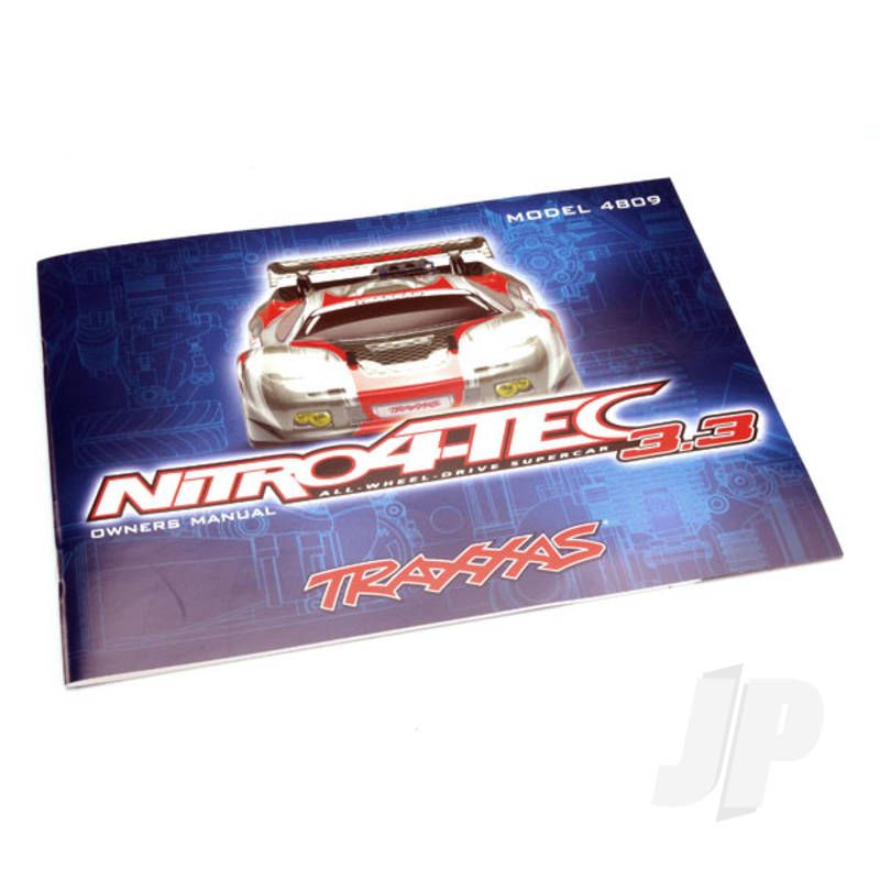 Traxxas Owner&#039;S Manual, Nitro 4-Tec ( With Trx 3.3 Racing Engine) (TRX4899R)