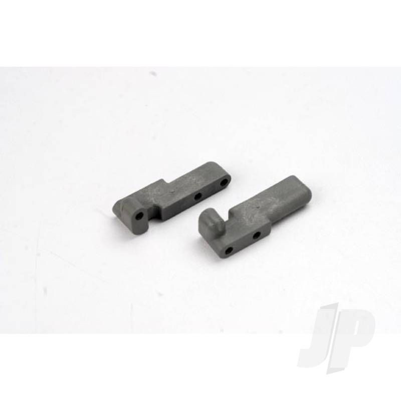 Traxxas Servo Mounts, Steering / Shift (Front &amp; Rear) (Grey) (TRX4918A)