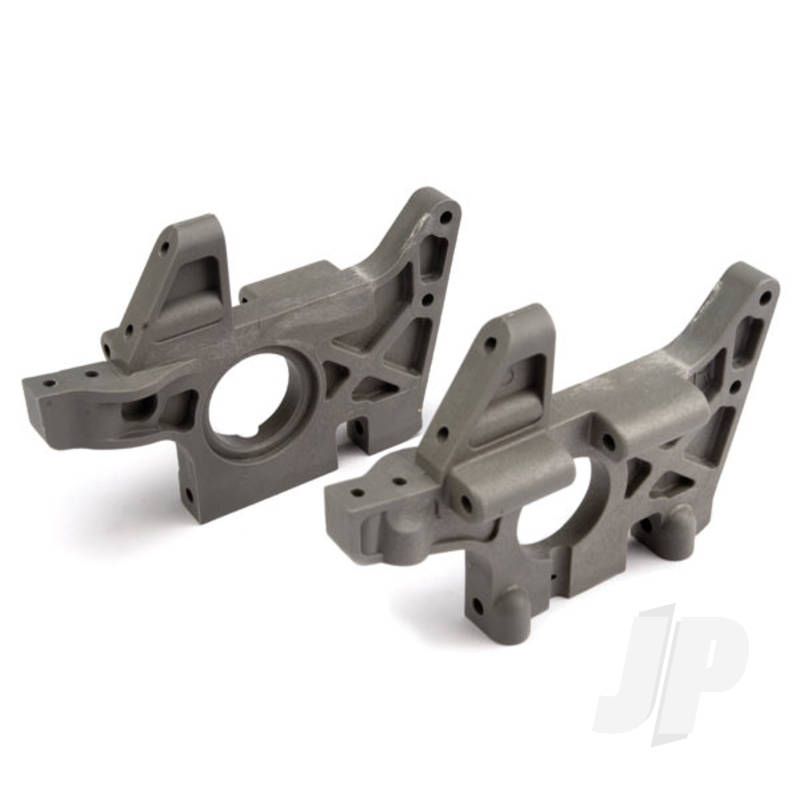 Traxxas Bulkheads (L &amp; R) (Front) (Grey) (TRX4930R)